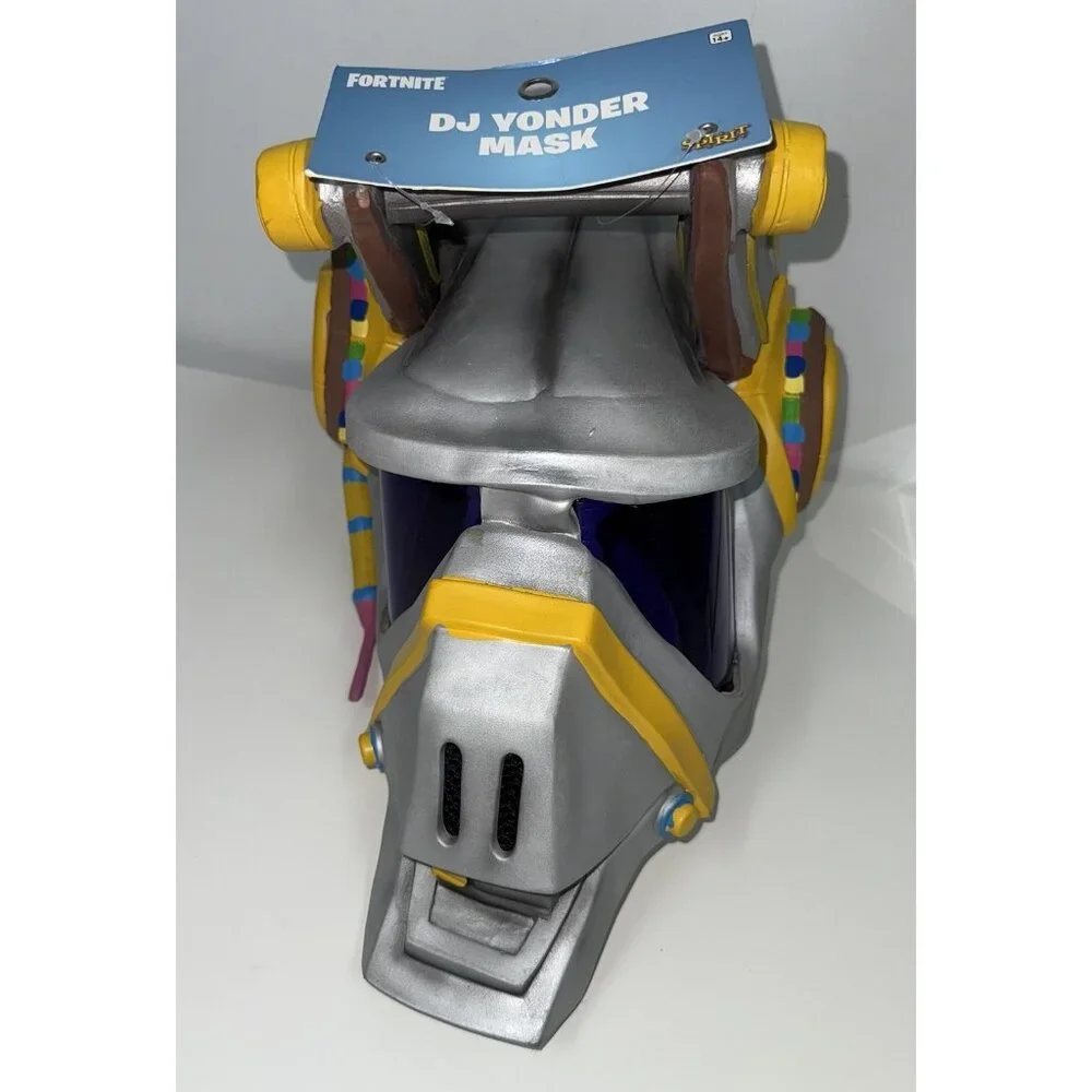 Fortnite DJ Yonder Mask Adult Halloween Costume Accessory Llama Latex Cosplay
